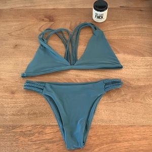 Cupshe braided cheeky bikini size Large